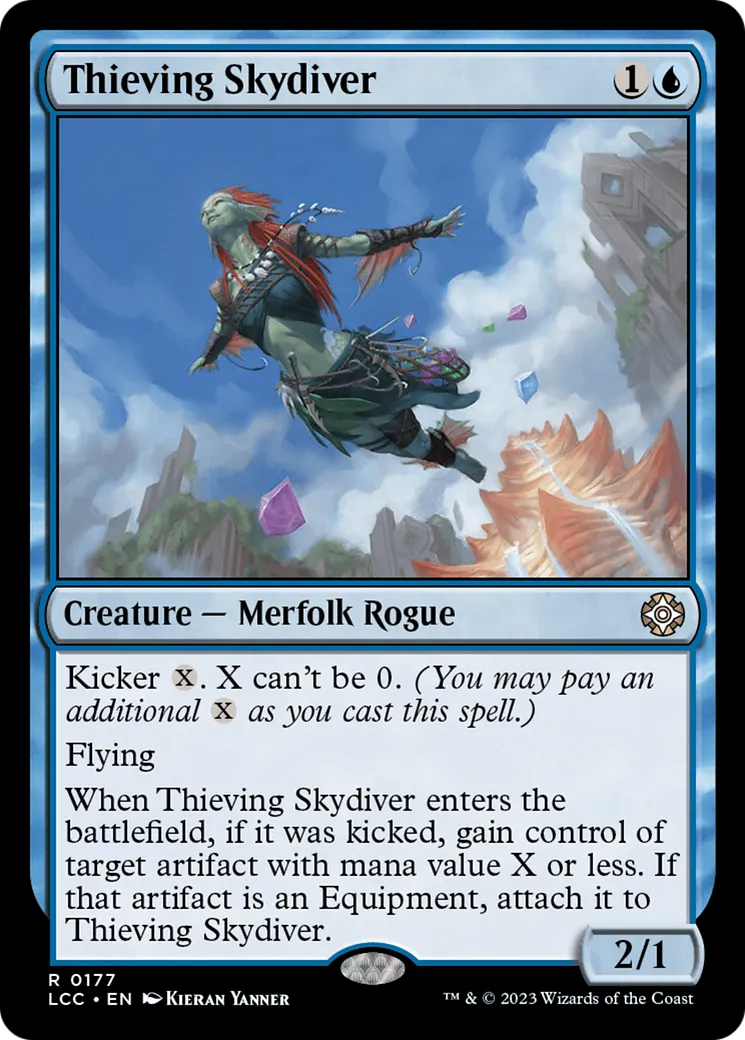 Thieving Skydiver — The Lost Caverns of Ixalan Commander — Magic: The Gathering