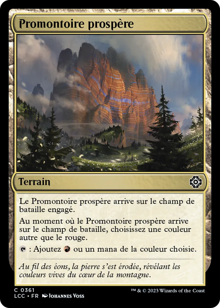 Promontoire prospère — The Lost Caverns of Ixalan Commander — Magic: The Gathering