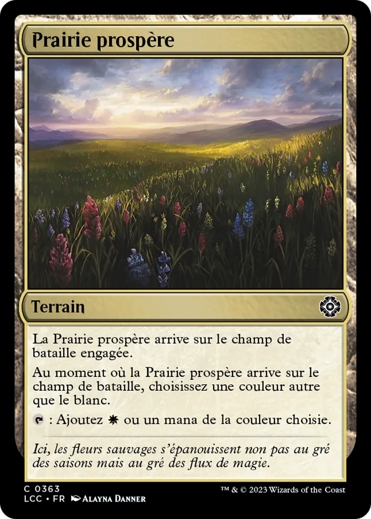 Prairie prospère — The Lost Caverns of Ixalan Commander — Magic: The Gathering