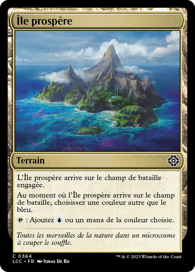 Île prospère — The Lost Caverns of Ixalan Commander — Magic: The Gathering