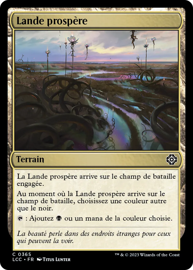Lande prospère — The Lost Caverns of Ixalan Commander — Magic: The Gathering