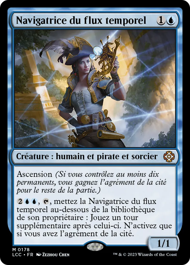 Navigatrice du flux temporel — The Lost Caverns of Ixalan Commander — Magic: The Gathering