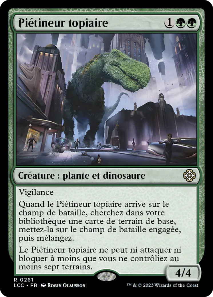 Piétineur topiaire — The Lost Caverns of Ixalan Commander — Magic: The Gathering