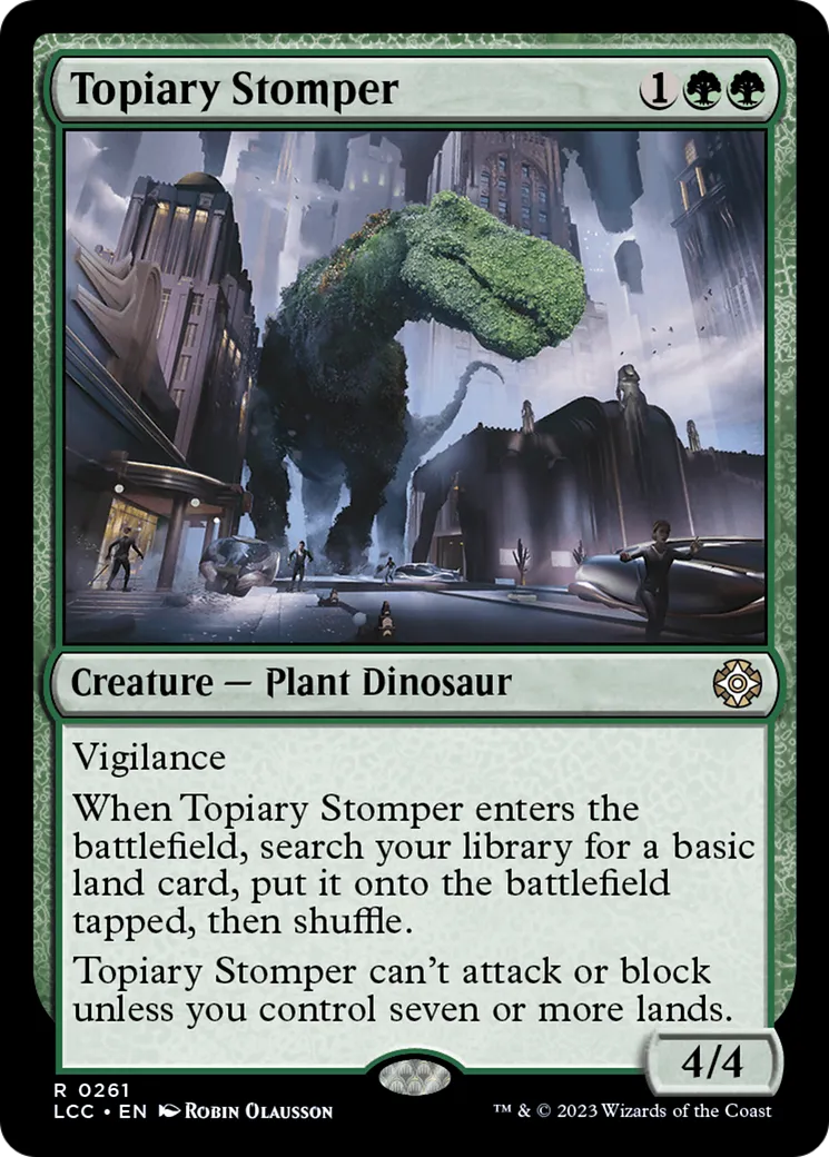 Topiary Stomper — The Lost Caverns of Ixalan Commander — Magic: The Gathering