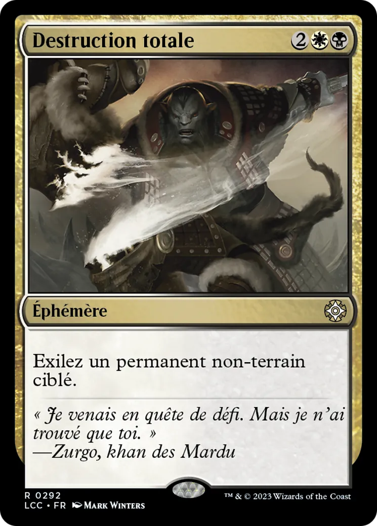Destruction totale — The Lost Caverns of Ixalan Commander — Magic: The Gathering