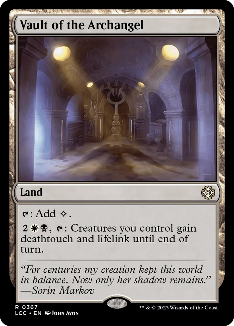 Vault of the Archangel — The Lost Caverns of Ixalan Commander — Magic: The Gathering