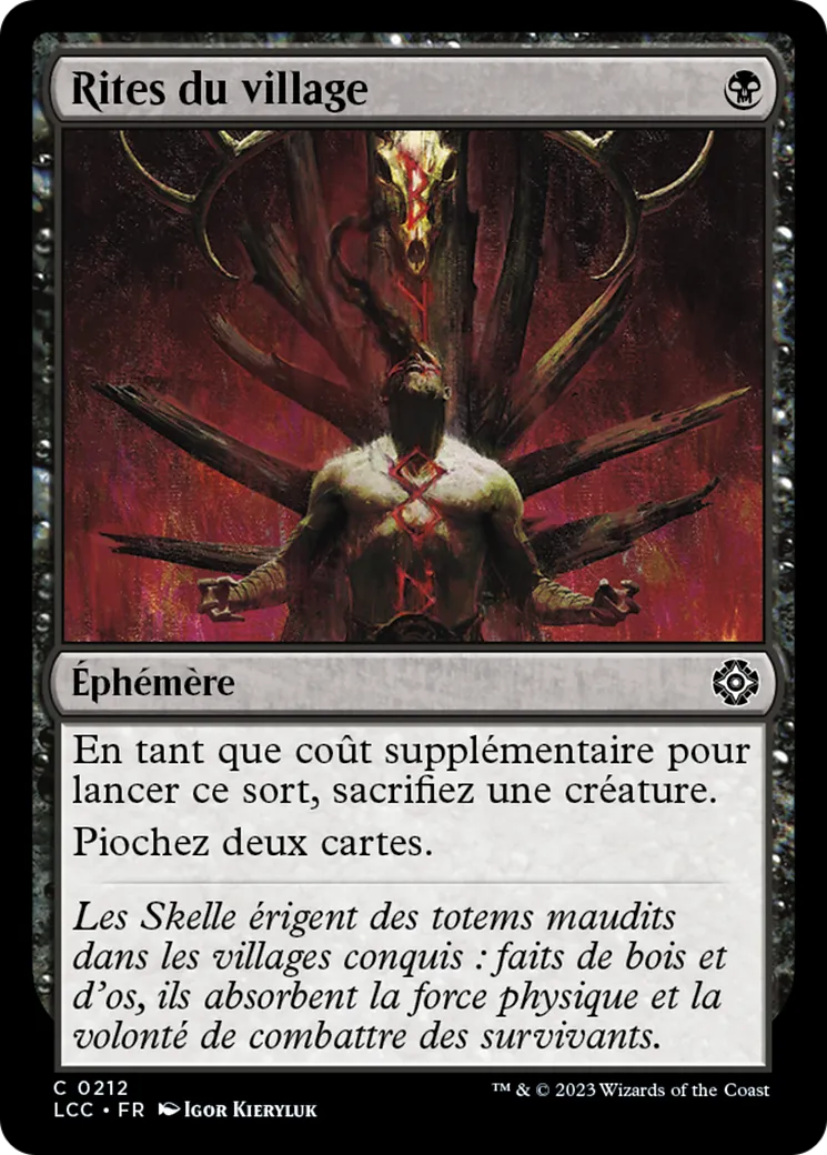 Rites du village — The Lost Caverns of Ixalan Commander — Magic: The Gathering