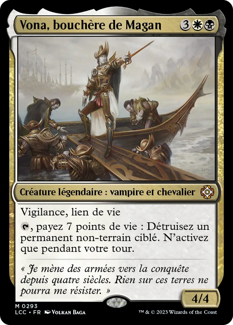 Vona, bouchère de Magan — The Lost Caverns of Ixalan Commander — Magic: The Gathering