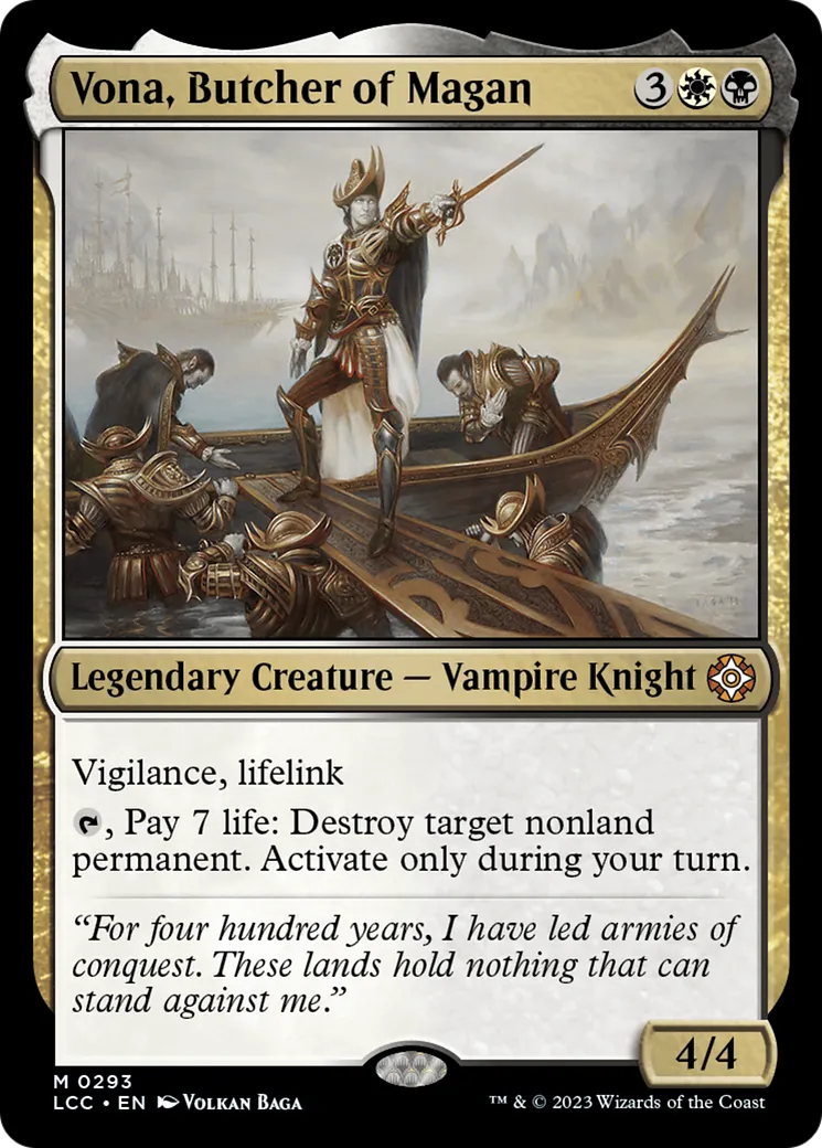 Vona, bouchère de Magan — The Lost Caverns of Ixalan Commander — Magic: The Gathering