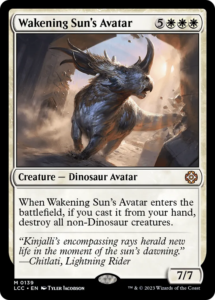 Wakening Sun's Avatar — The Lost Caverns of Ixalan Commander — Magic: The Gathering