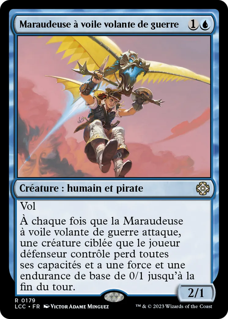 Maraudeuse à voile volante de guerre — The Lost Caverns of Ixalan Commander — Magic: The Gathering