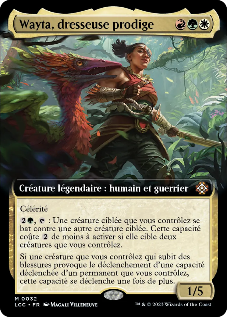 Wayta, dresseuse prodige — The Lost Caverns of Ixalan Commander — Magic: The Gathering