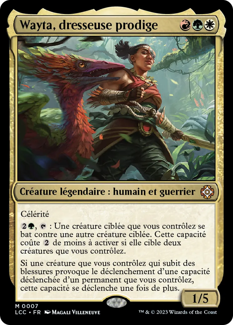 Wayta, dresseuse prodige — The Lost Caverns of Ixalan Commander — Magic: The Gathering