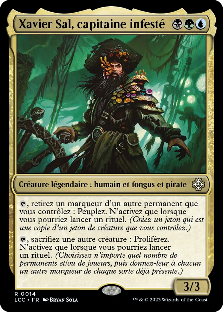 Xavier Sal, capitaine infesté — The Lost Caverns of Ixalan Commander — Magic: The Gathering