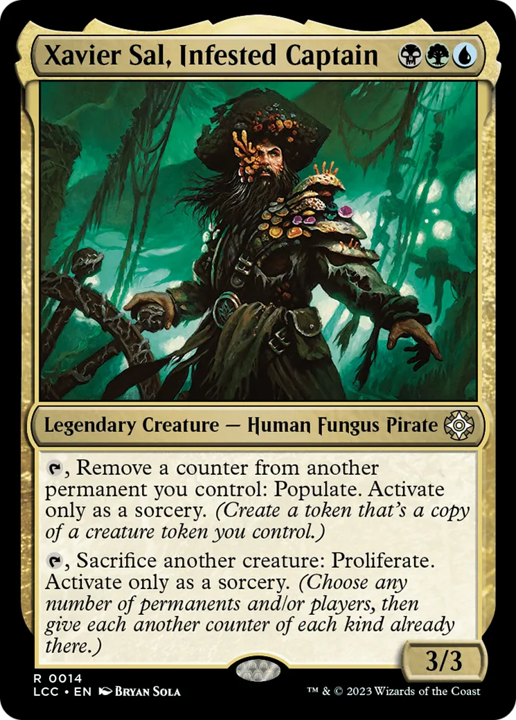 Xavier Sal, Infested Captain — The Lost Caverns of Ixalan Commander — Magic: The Gathering
