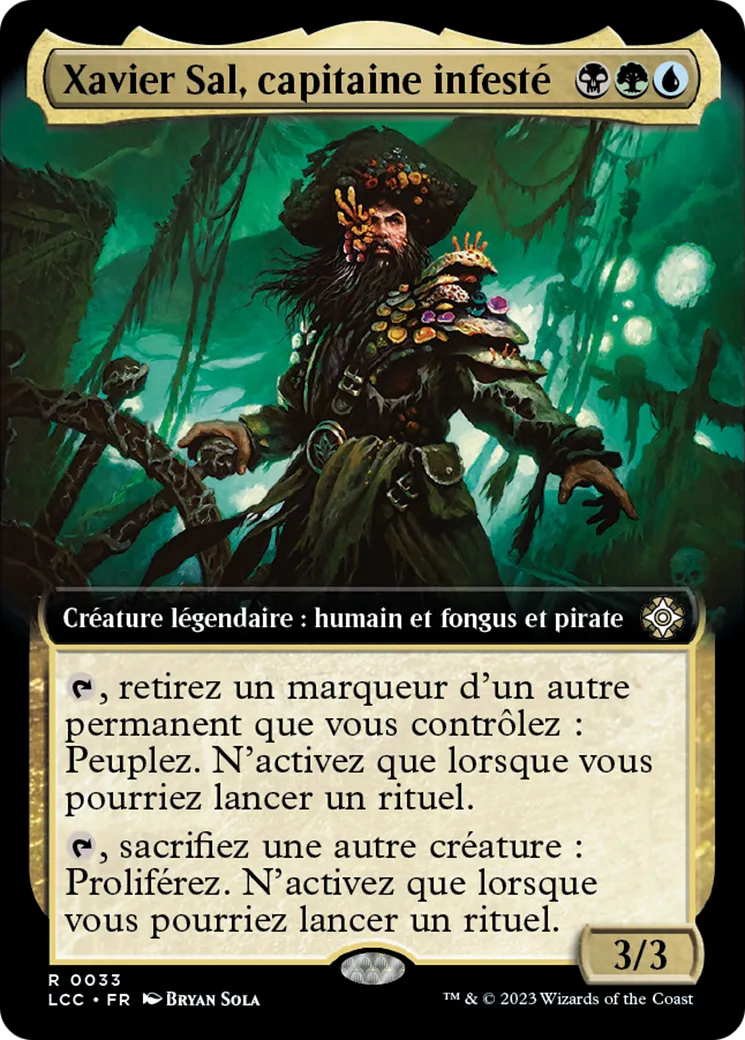 Xavier Sal, capitaine infesté — The Lost Caverns of Ixalan Commander — Magic: The Gathering