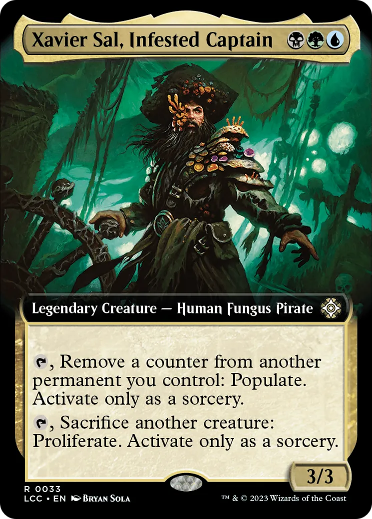 Xavier Sal, Infested Captain — The Lost Caverns of Ixalan Commander — Magic: The Gathering