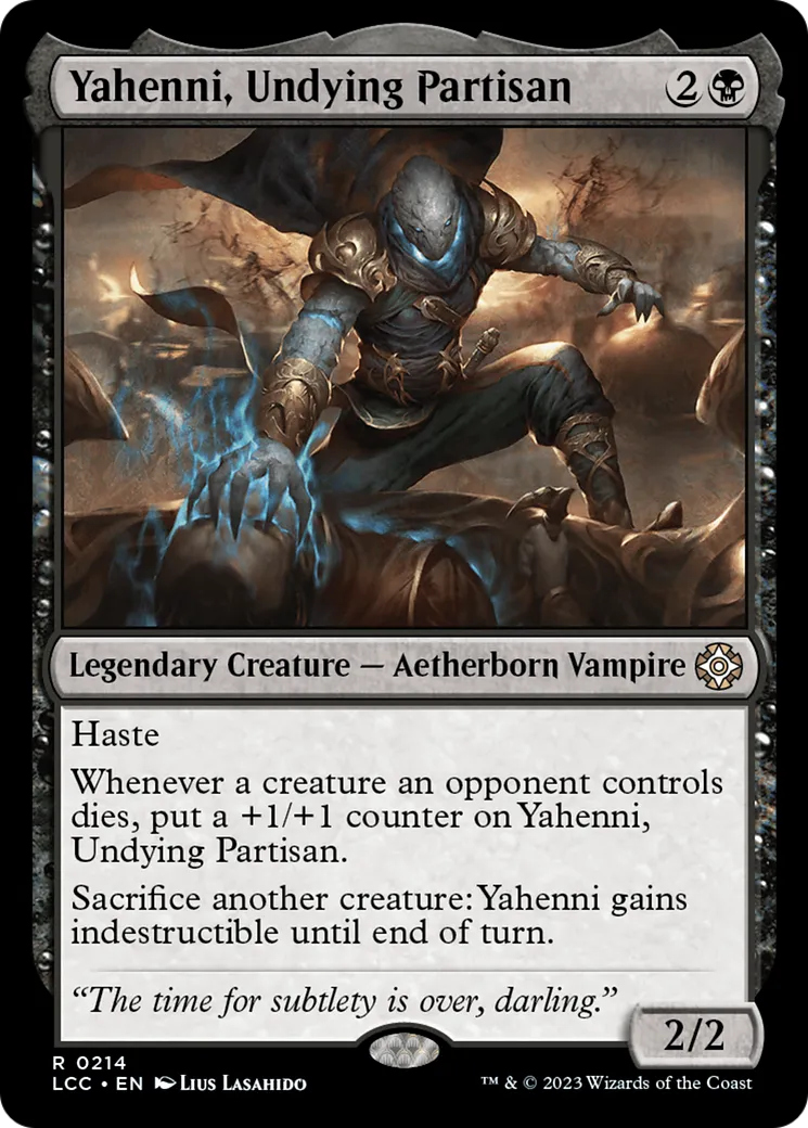 Yahenni, Undying Partisan — The Lost Caverns of Ixalan Commander — Magic: The Gathering