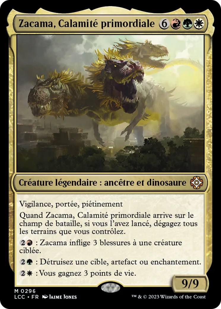 Zacama, Calamité primordiale — The Lost Caverns of Ixalan Commander — Magic: The Gathering