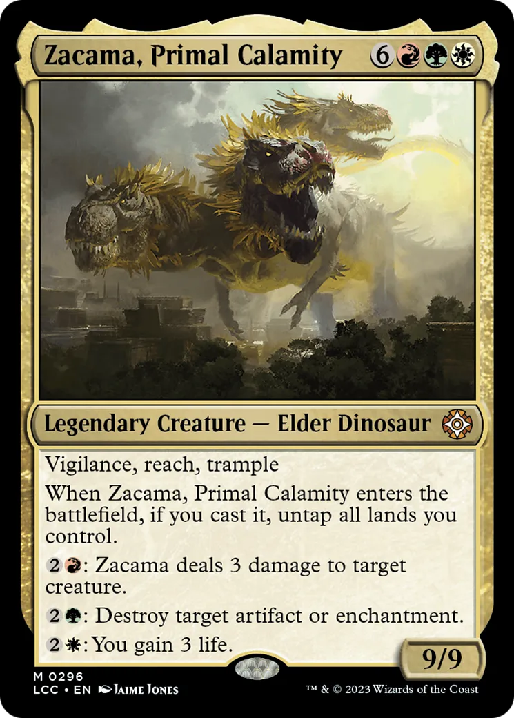 Zacama, Primal Calamity — The Lost Caverns of Ixalan Commander — Magic: The Gathering