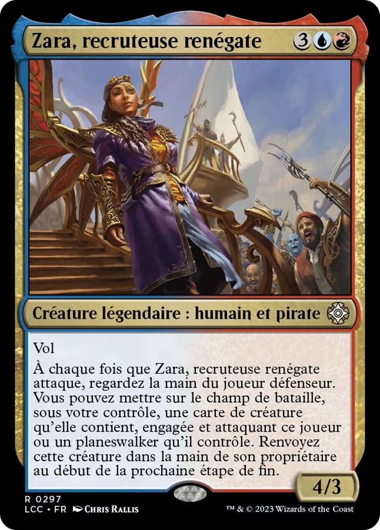 Zara, recruteuse renégate — The Lost Caverns of Ixalan Commander — Magic: The Gathering