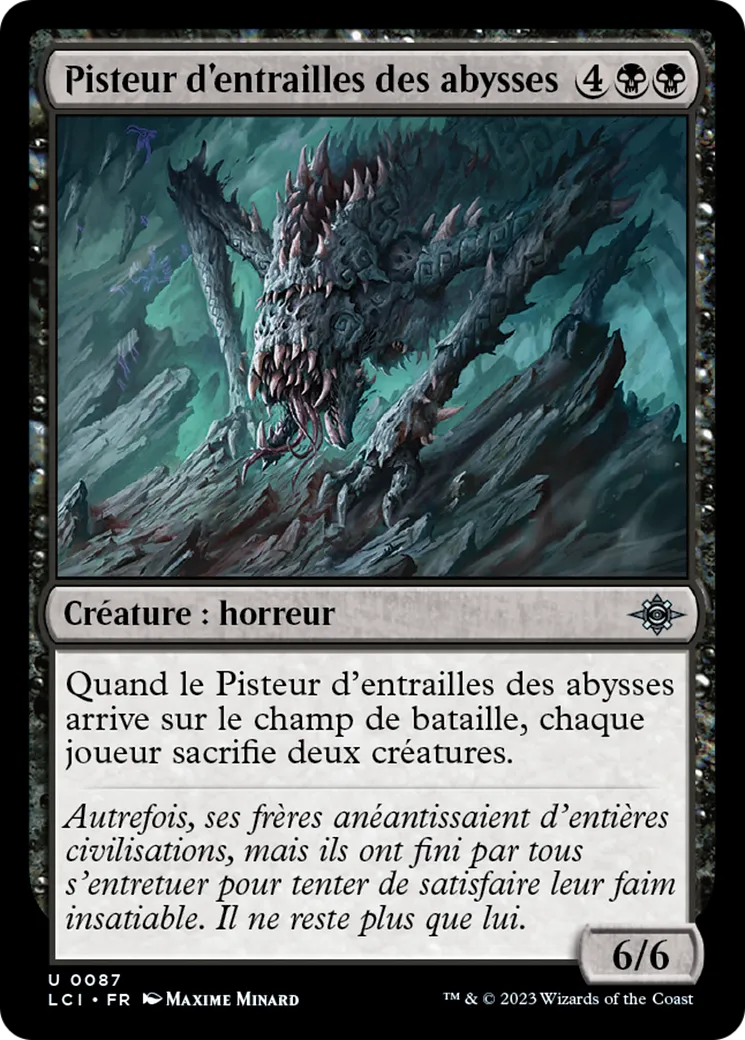 Pisteur d'entrailles des abysses — The Lost Caverns of Ixalan — Magic: The Gathering