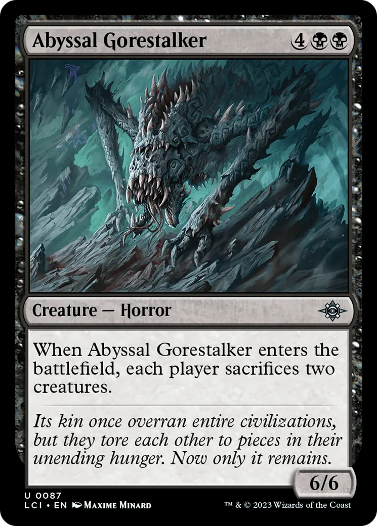 Pisteur d'entrailles des abysses — The Lost Caverns of Ixalan — Magic: The Gathering