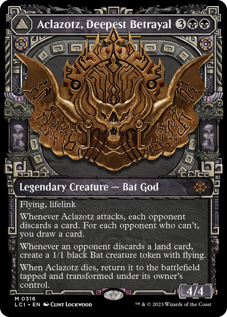 Aclazotz, Trahison des profondeurs // Temple des morts — The Lost Caverns of Ixalan — Magic: The Gathering