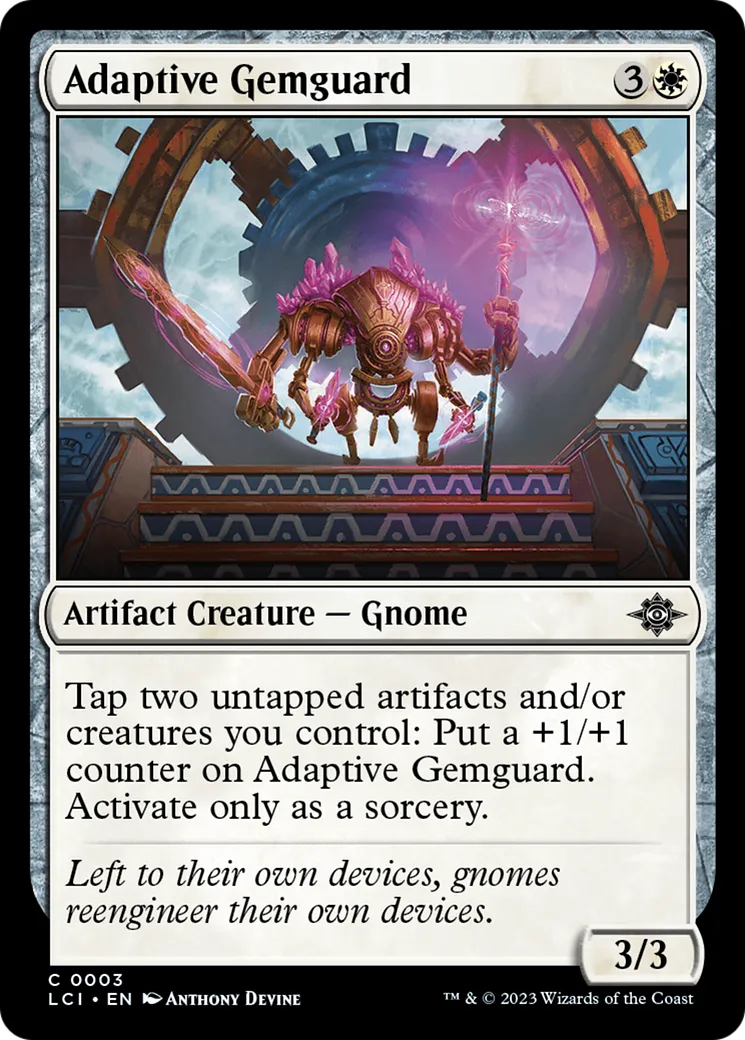 Adaptive Gemguard — The Lost Caverns of Ixalan — Magic: The Gathering