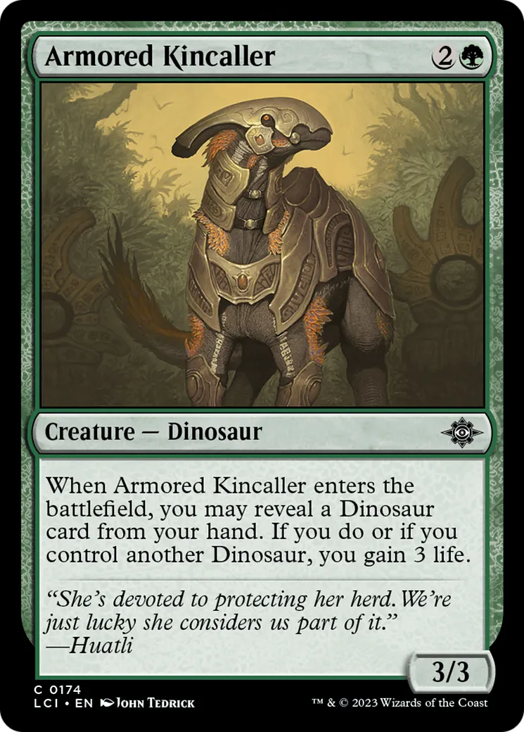 Armored Kincaller — The Lost Caverns of Ixalan — Magic: The Gathering