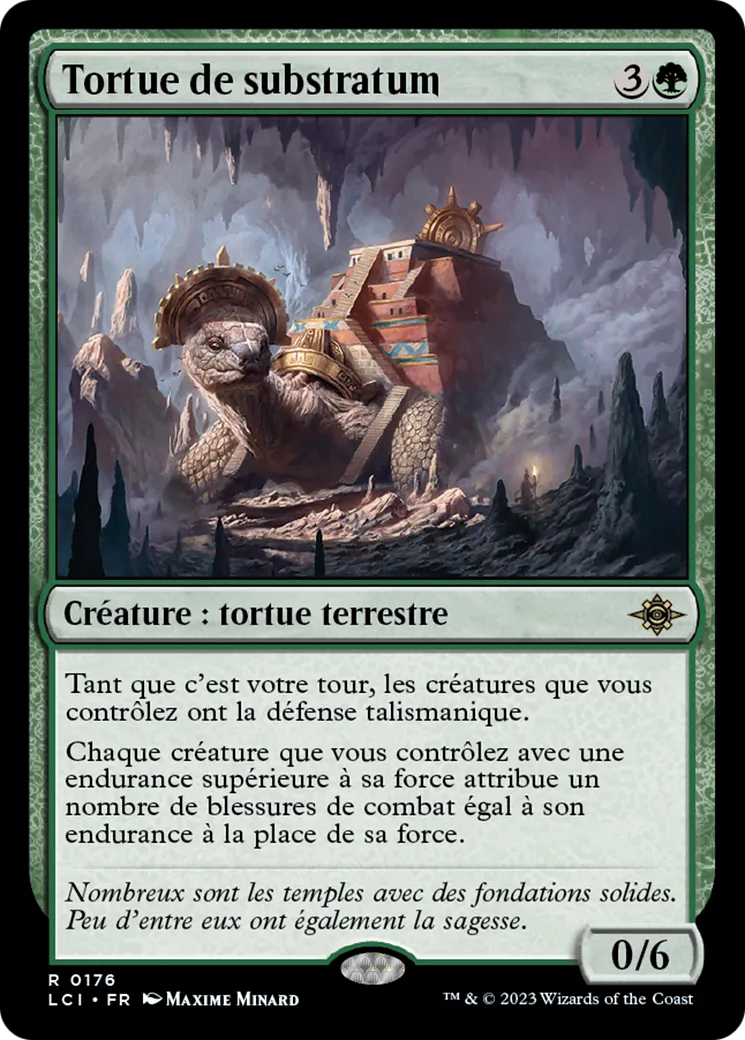 Tortue de substratum — The Lost Caverns of Ixalan — Magic: The Gathering