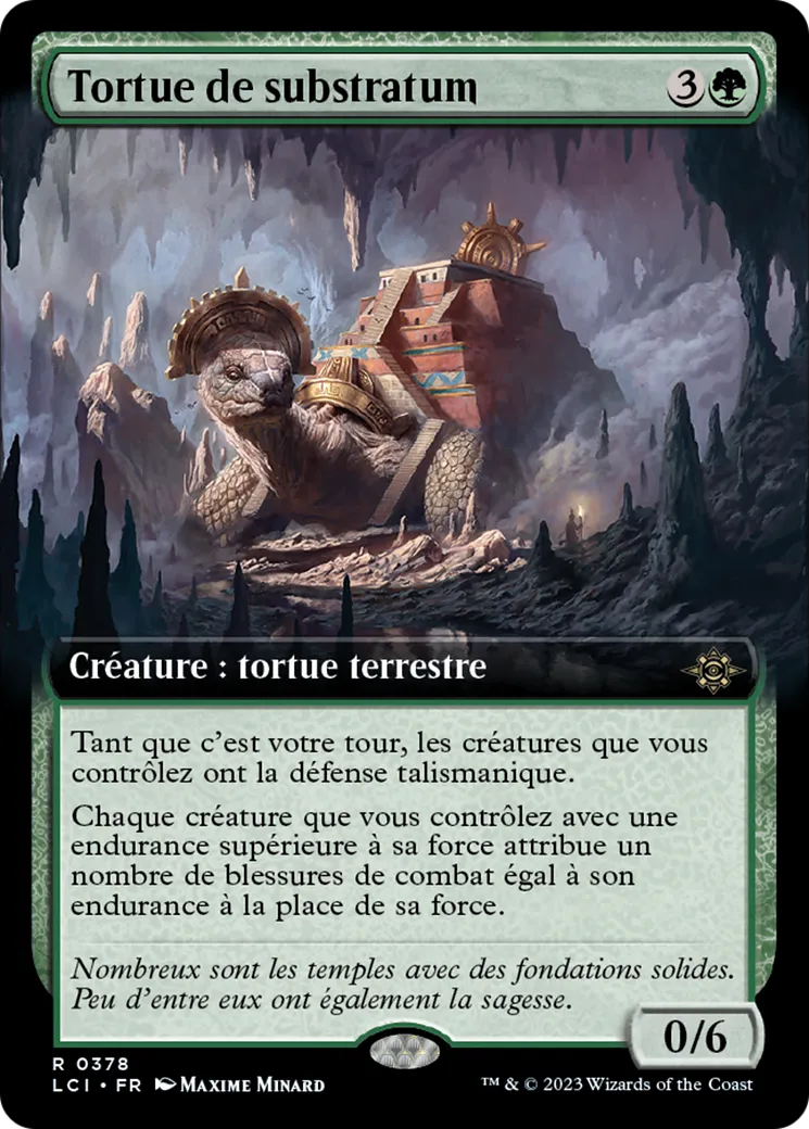 Tortue de substratum — The Lost Caverns of Ixalan — Magic: The Gathering
