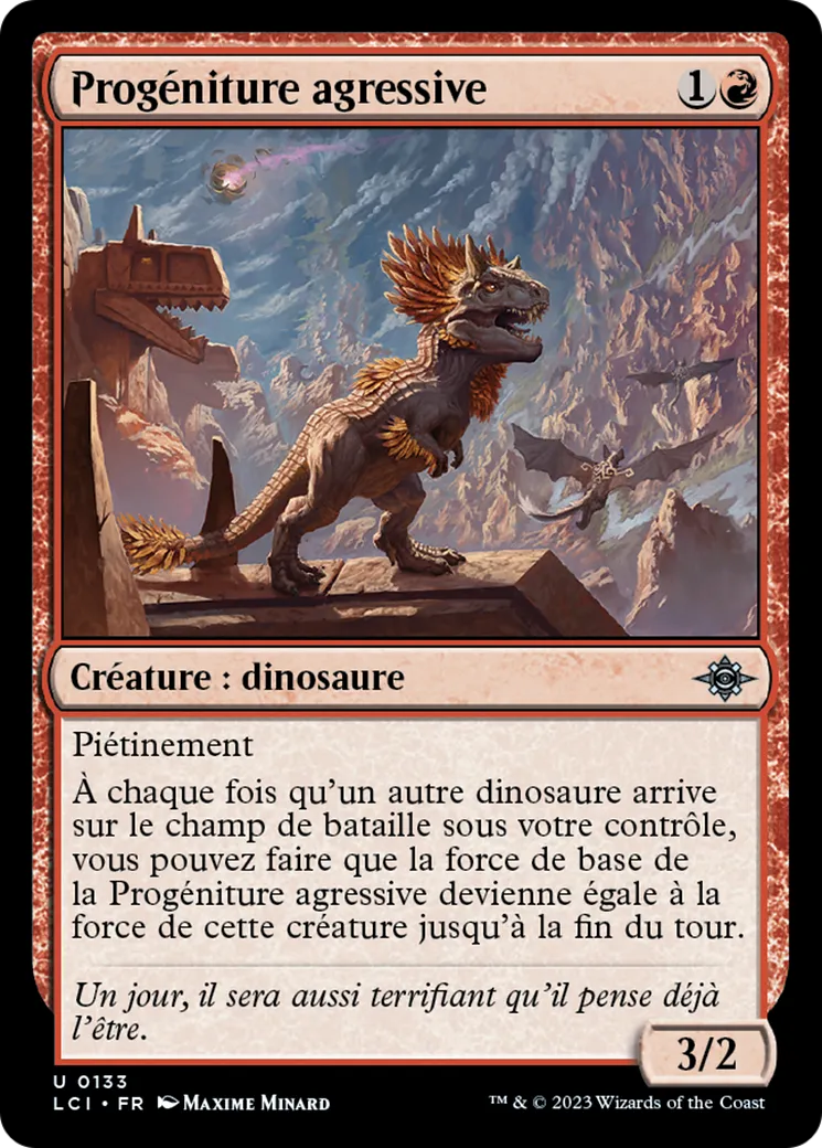 Progéniture agressive — The Lost Caverns of Ixalan — Magic: The Gathering
