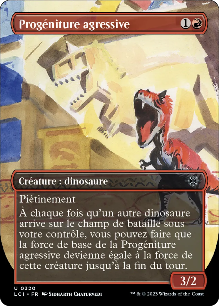 Progéniture agressive from The Lost Caverns of Ixalan - Magic: The Gathering
