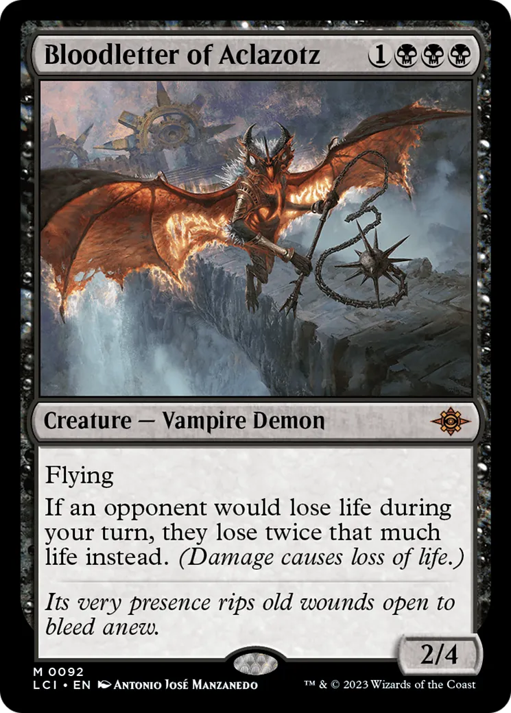 Bloodletter of Aclazotz — The Lost Caverns of Ixalan — Magic: The Gathering