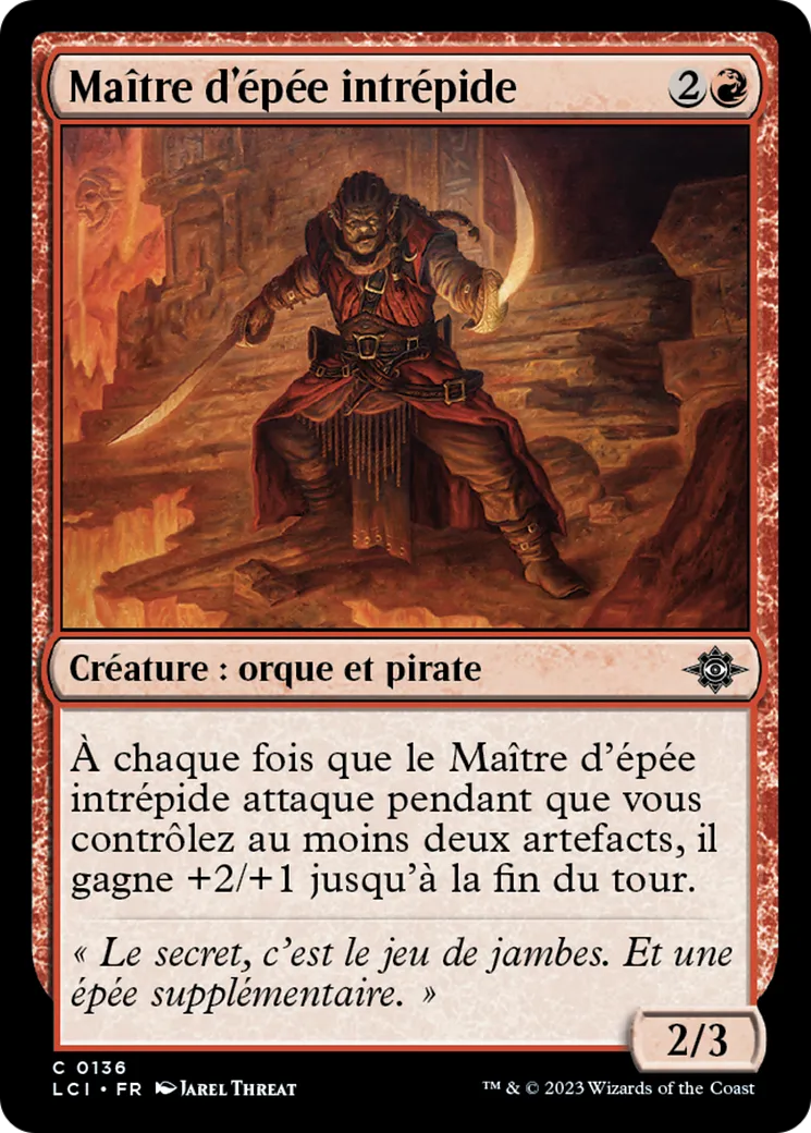 Maître d'épée intrépide — The Lost Caverns of Ixalan — Magic: The Gathering