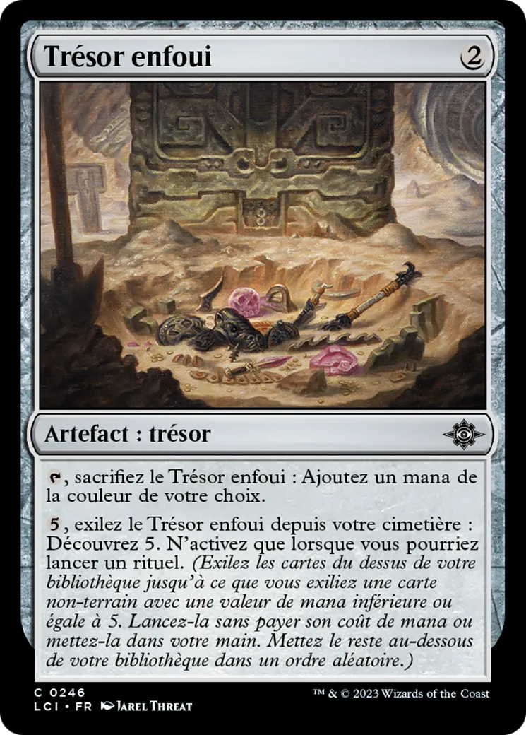 Trésor enfoui — The Lost Caverns of Ixalan — Magic: The Gathering