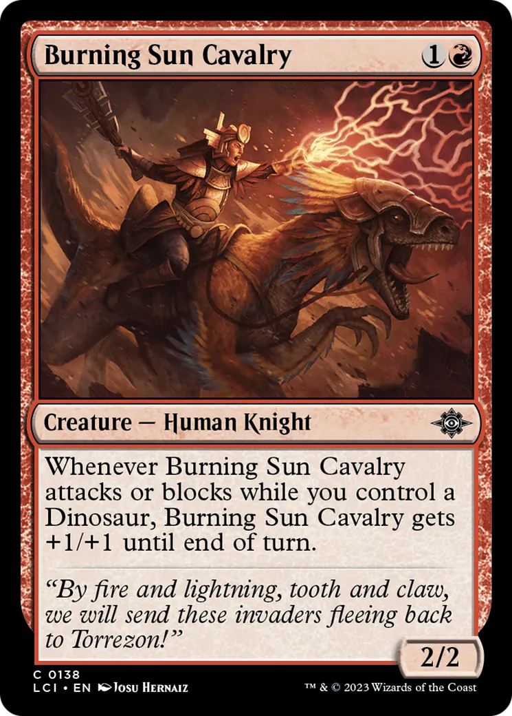 Burning Sun Cavalry — The Lost Caverns of Ixalan — Magic: The Gathering