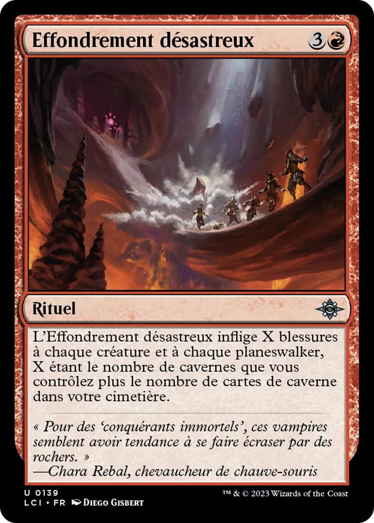 Effondrement désastreux — The Lost Caverns of Ixalan — Magic: The Gathering