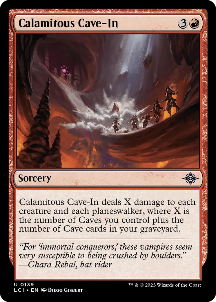 Effondrement désastreux — The Lost Caverns of Ixalan — Magic: The Gathering