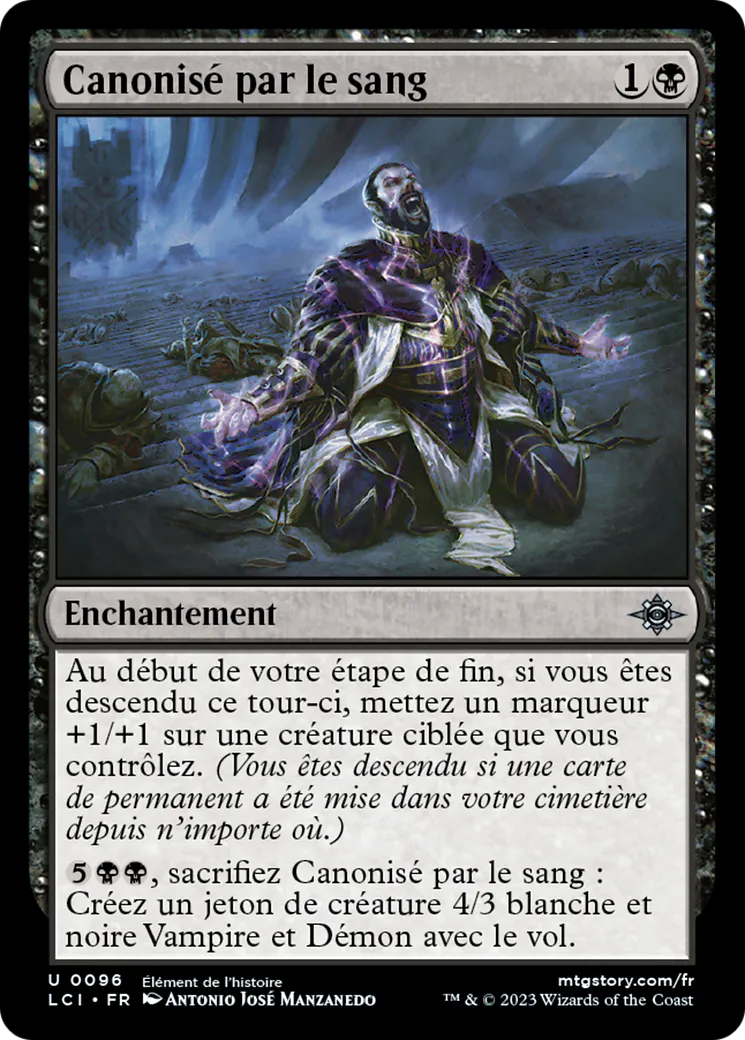 Canonisé par le sang — The Lost Caverns of Ixalan — Magic: The Gathering