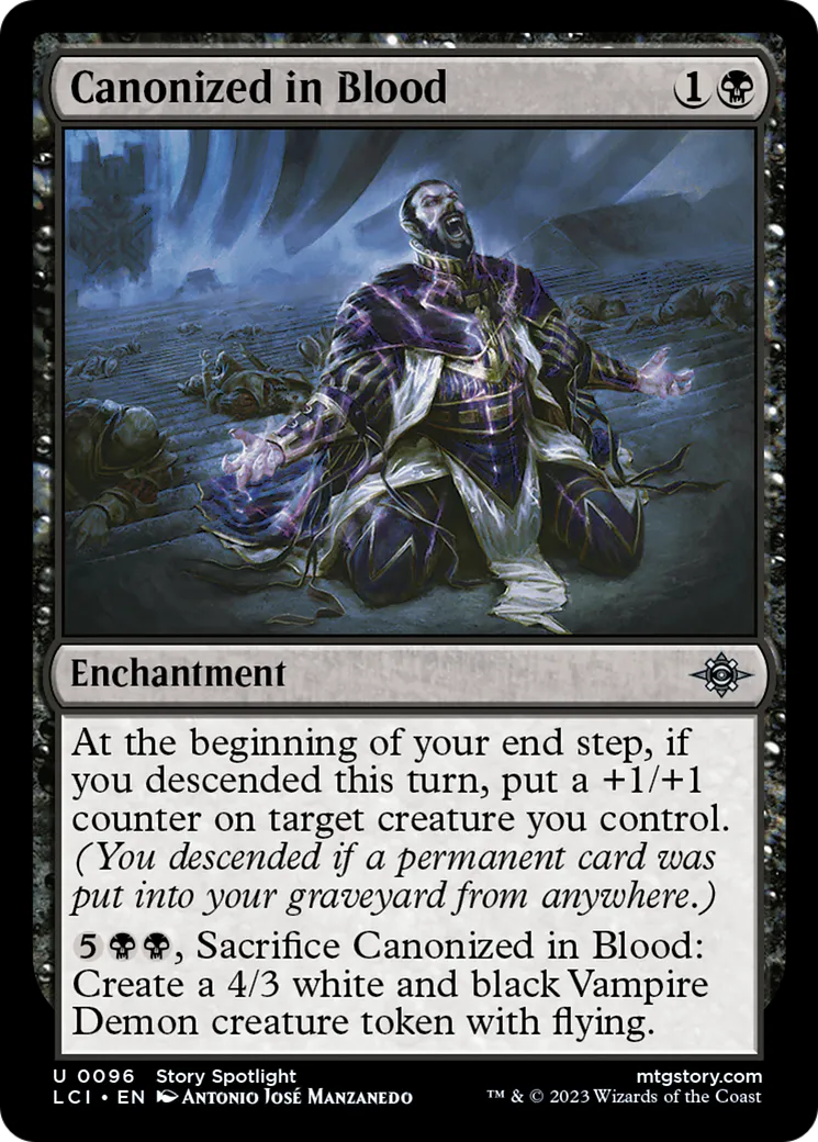 Canonisé par le sang — The Lost Caverns of Ixalan — Magic: The Gathering