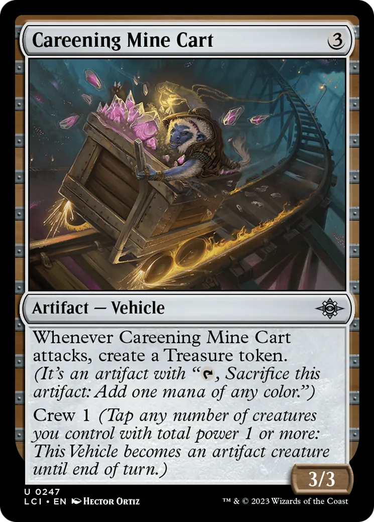 Wagonnet de mine surgissant — The Lost Caverns of Ixalan — Magic: The Gathering