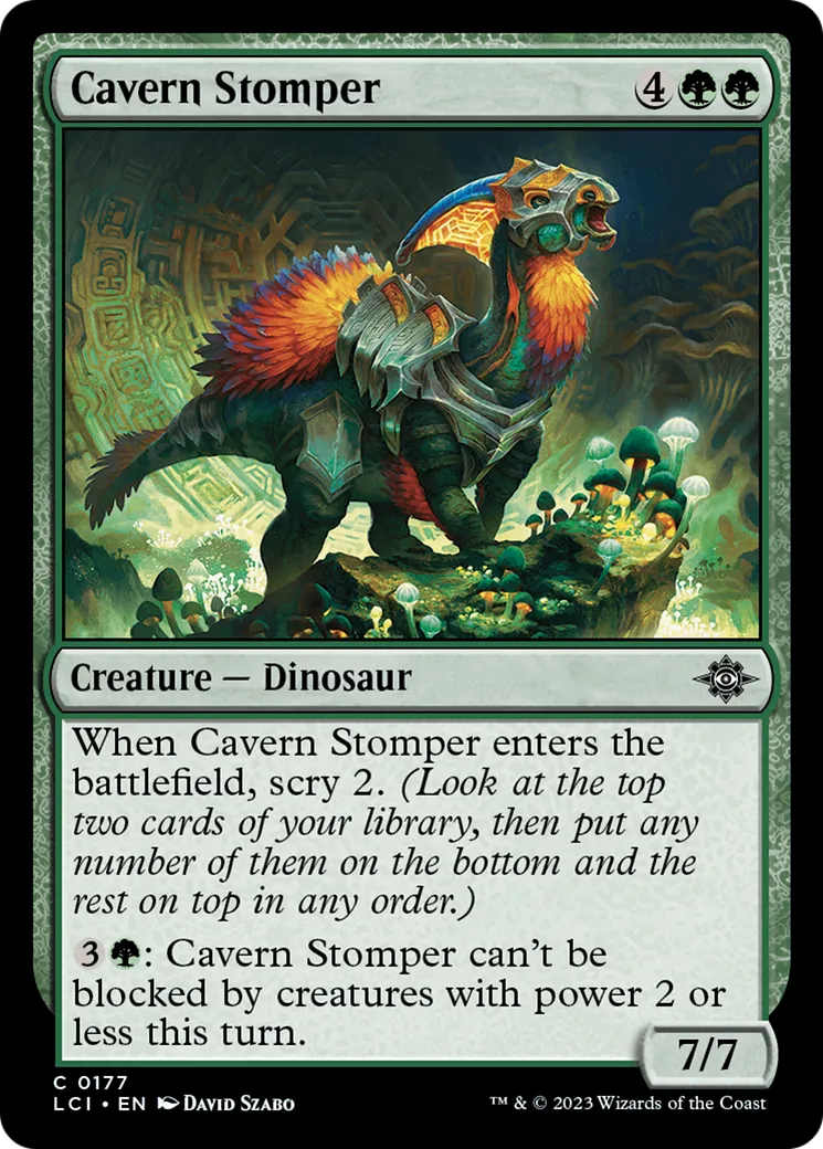 Piétineur des cavernes — The Lost Caverns of Ixalan — Magic: The Gathering