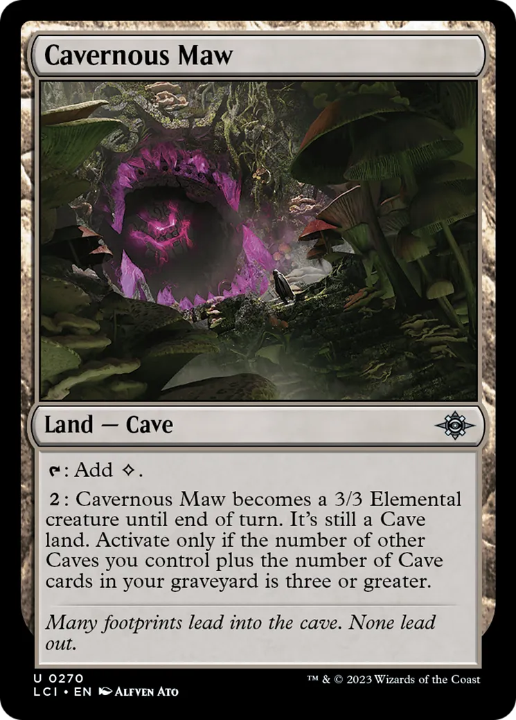 Cavernous Maw — The Lost Caverns of Ixalan — Magic: The Gathering
