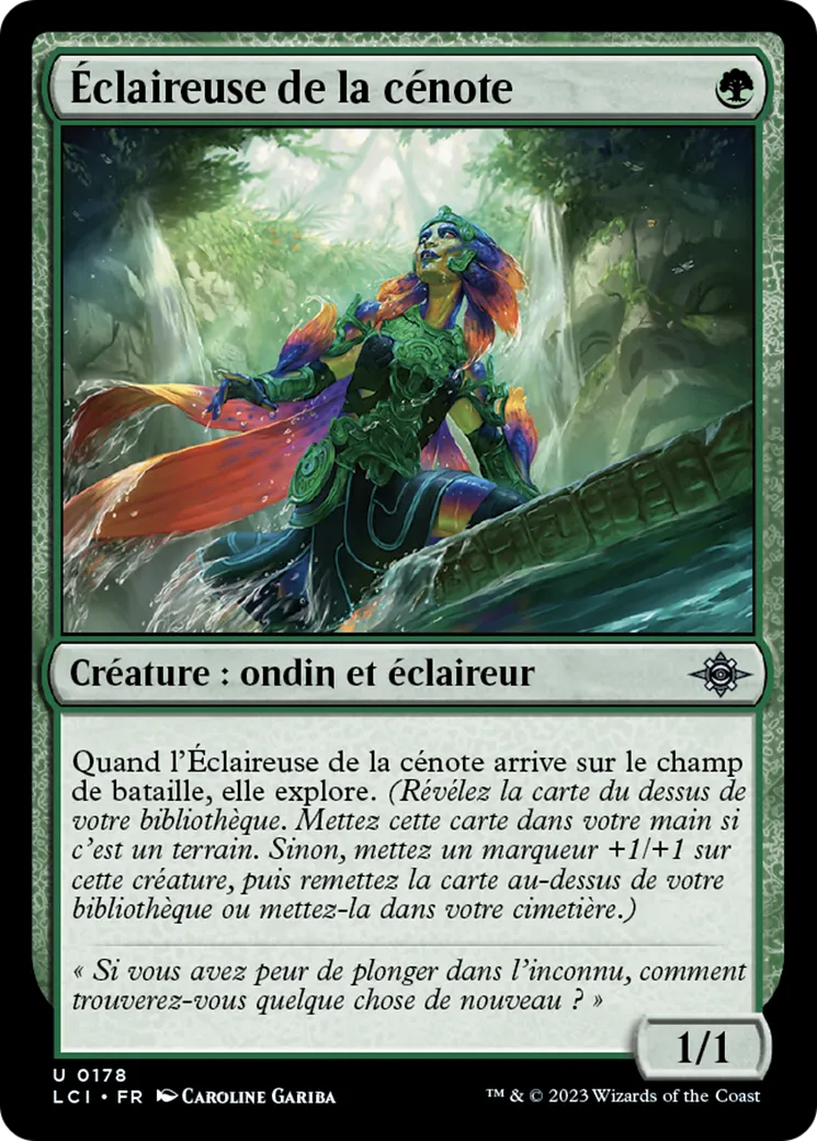 Éclaireuse de la cénote — The Lost Caverns of Ixalan — Magic: The Gathering