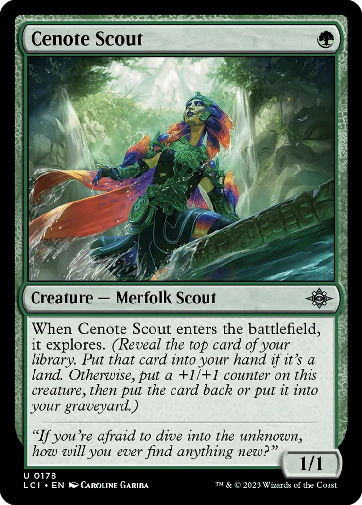 Éclaireuse de la cénote — The Lost Caverns of Ixalan — Magic: The Gathering
