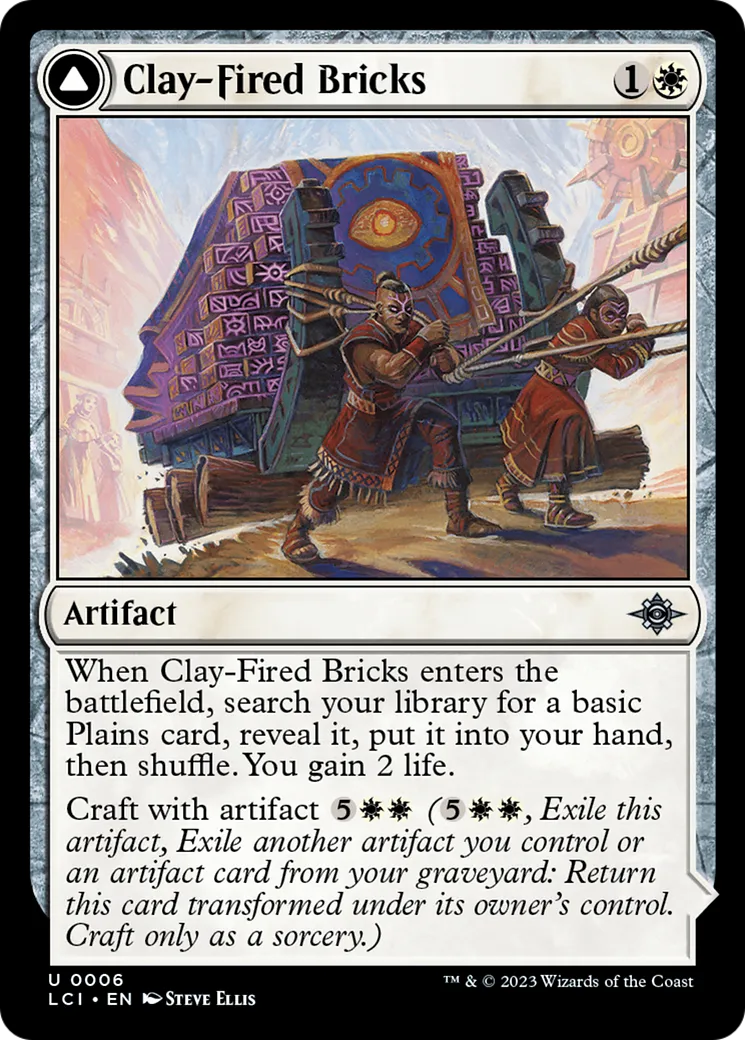 Clay-Fired Bricks // Cosmium Kiln from The Lost Caverns of Ixalan - Magic: The Gathering