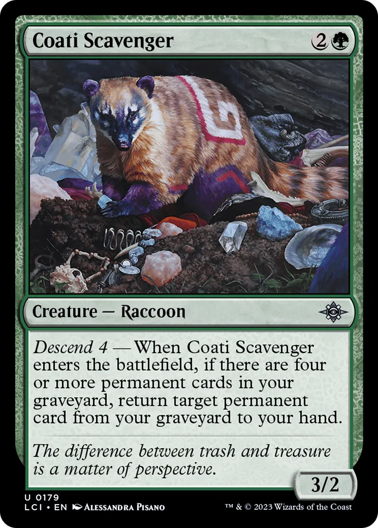 Coati charognard — The Lost Caverns of Ixalan — Magic: The Gathering