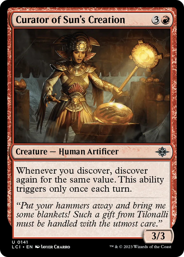 Conservatrice de la Création du soleil — The Lost Caverns of Ixalan — Magic: The Gathering